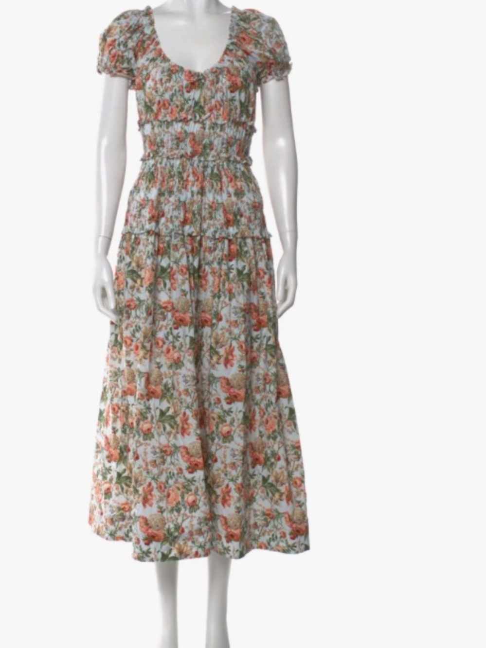 Doen Floral Print Long Dress